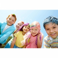 Set creta pentru par, 3 culori, cu sclipici Dreamworks Trolls 64-0015